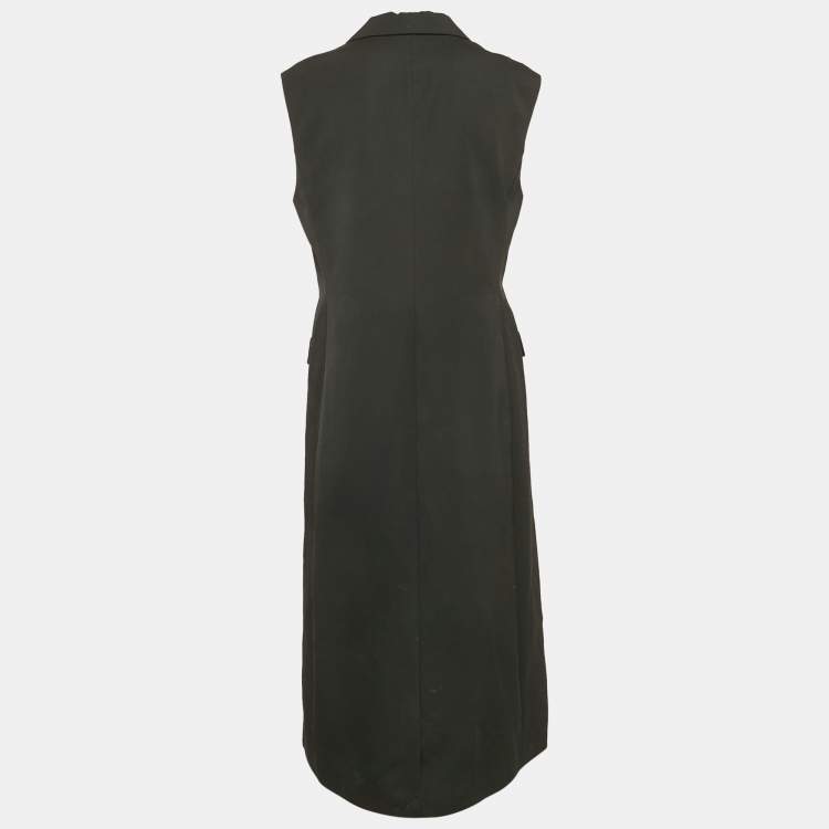 Pre Owned 3.1 Phillip Lim Black Wool Sleeveless Double Breasted Coat S