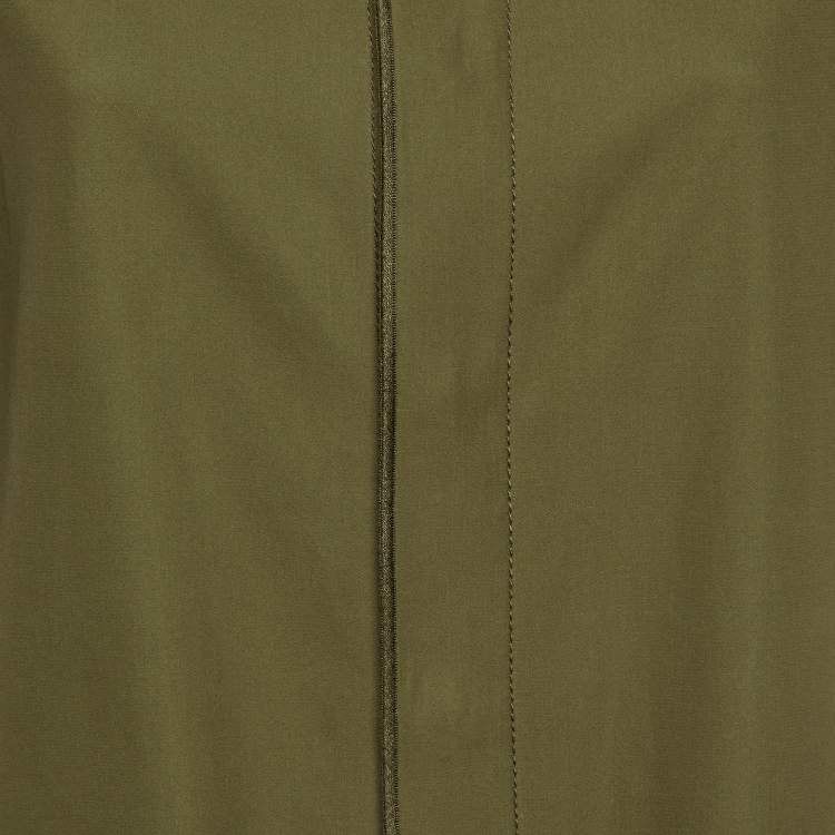 Pre Owned 3.1 Phillip Lim Olive Green Cotton Crew Neck Tunic Dess M