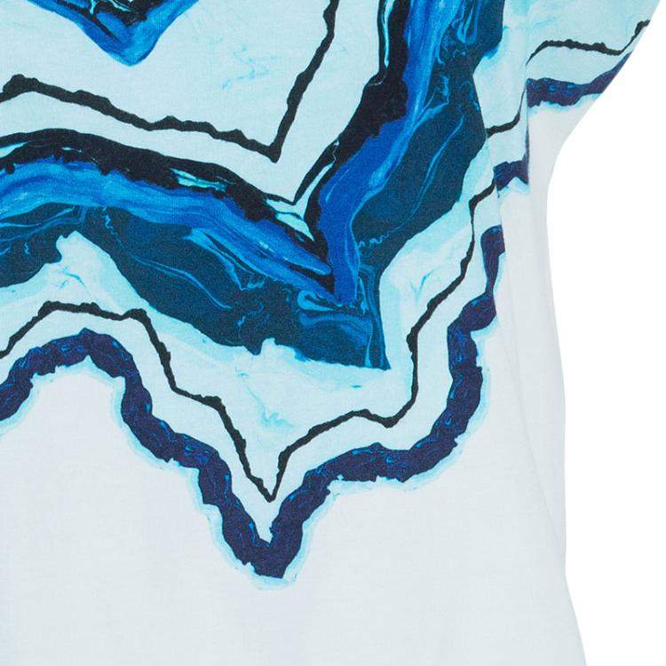 مملوكة مسبقًا 3.1 Phillip Lim Printed Chain Detail Crop Top XS