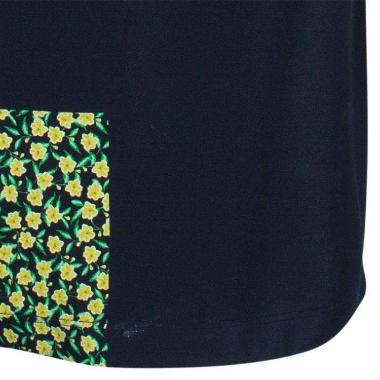 Pre Owned 3.1 Phillip Lim Black Floral Print Silk Dress S