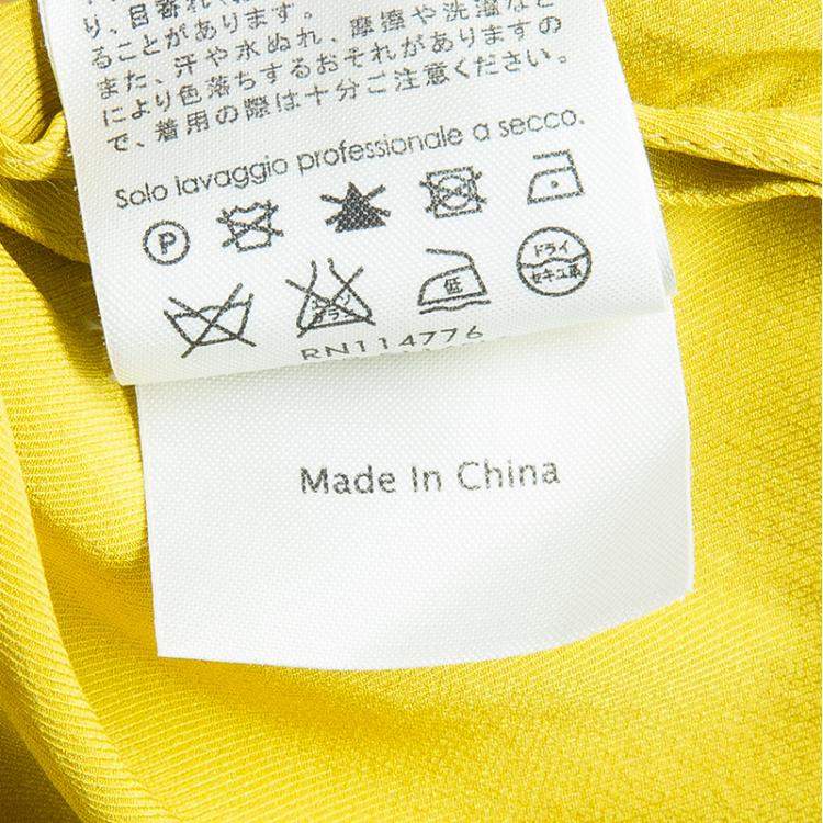 مملوكة مسبقًا 3.1 Phillip Lim Mustard Yellow Silk Zip Detail Sleeveless Jumpsuit XS