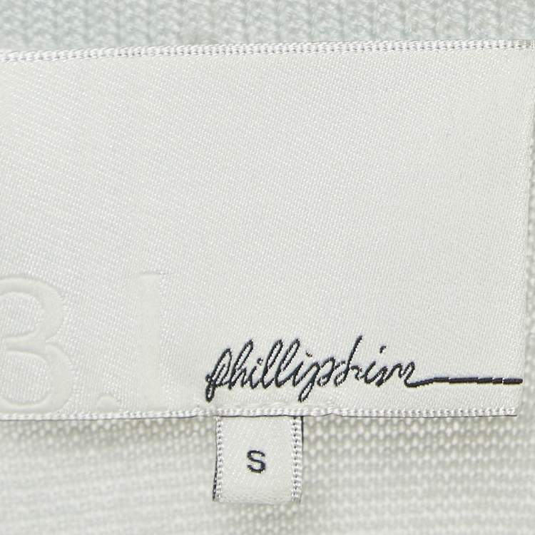 Pre Owned 3.1 Phillip Lim Blue Merino Wool Crew Neck Sweater S