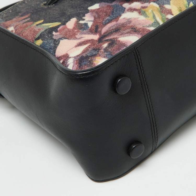 Pre Owned 3.1 Phillip Lim Multicolor Floral Print Canvas and Leather Crossbody Bag