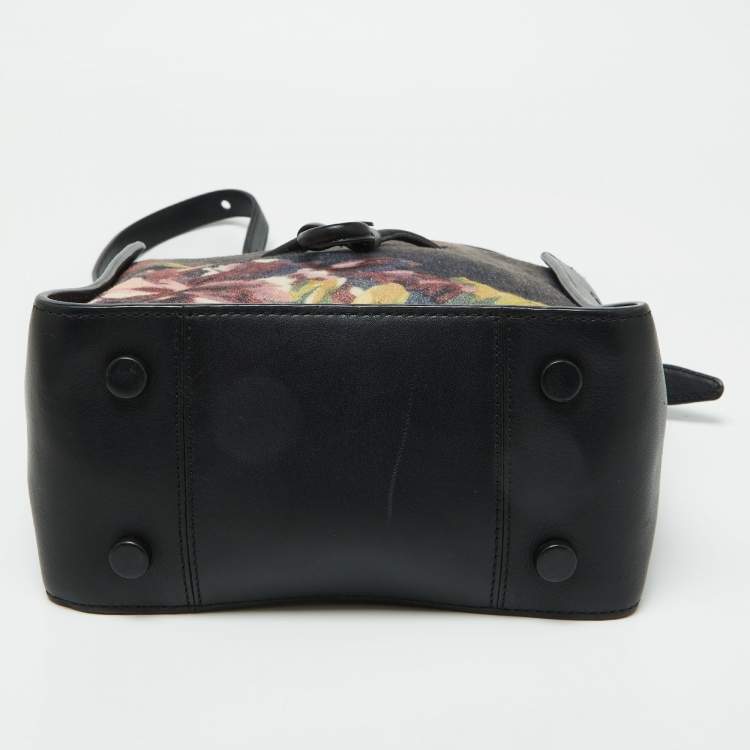 Pre Owned 3.1 Phillip Lim Multicolor Floral Print Canvas and Leather Crossbody Bag