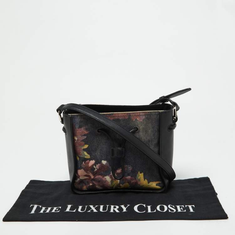 Pre Owned 3.1 Phillip Lim Multicolor Floral Print Canvas and Leather Crossbody Bag