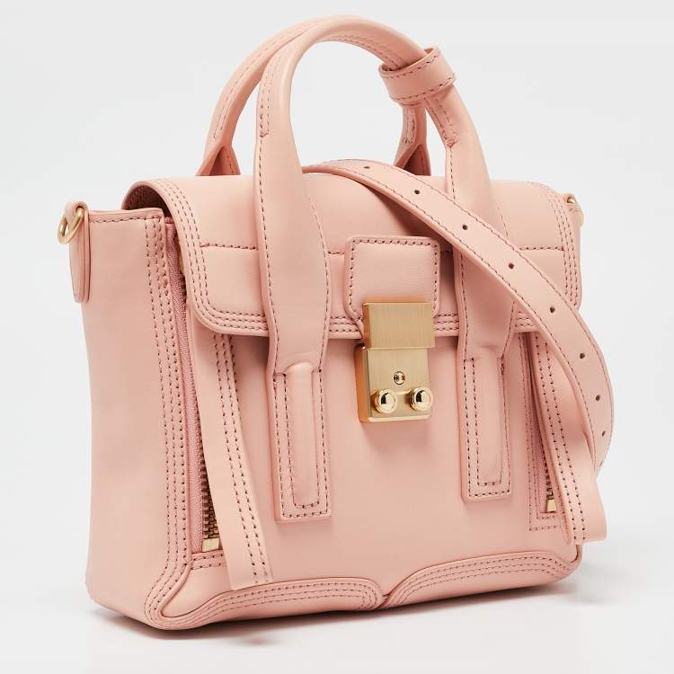Pre Owned 3.1 Phillip Lim Pink Leather Mini Pashli Satchel