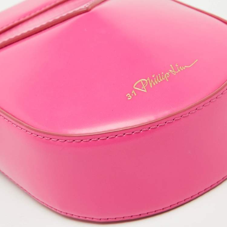 Pre Owned 3.1 Phillip Lim Neon Pink Leather Mini Soleil Box Case Bag