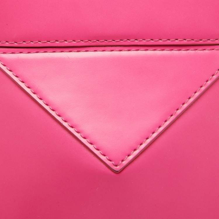 Pre Owned 3.1 Phillip Lim Neon Pink Leather Mini Soleil Box Case Bag