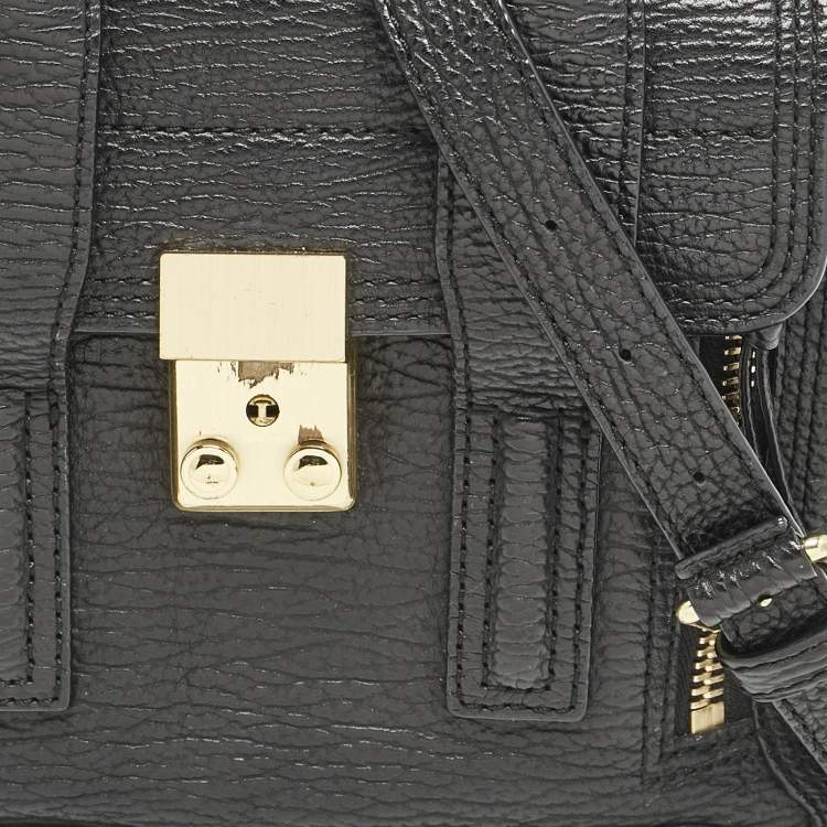 Pre Owned 3.1 Phillip Lim Black Leather Mini Pashli Satchel