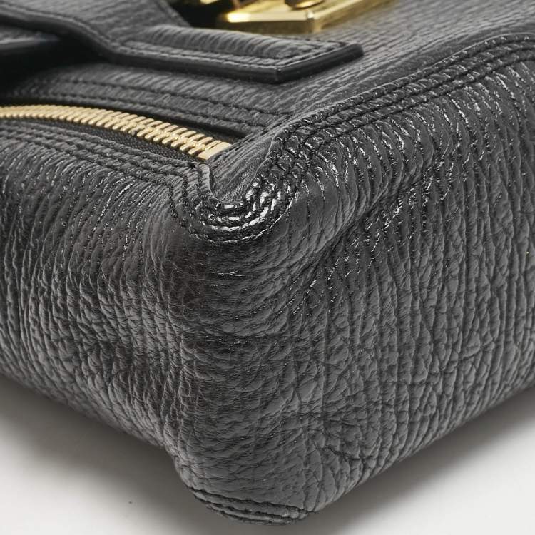 Pre Owned 3.1 Phillip Lim Black Leather Mini Pashli Satchel