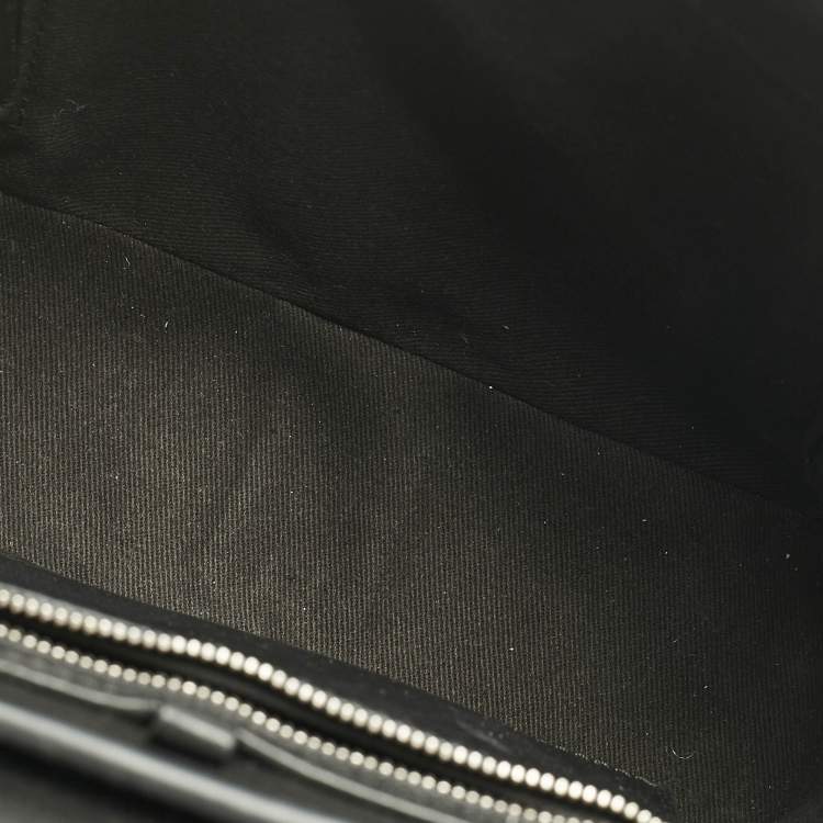 Pre Owned 3.1 Phillip Lim Black Python Embossed and Leather Mini Pashli Satchel