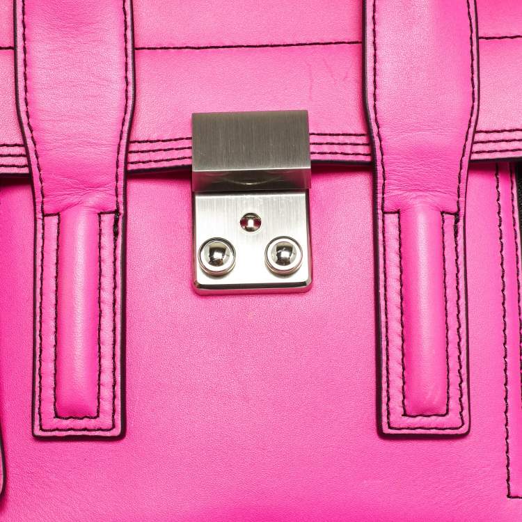 Pre Owned 3.1 Phillip Lim Pashli Mini Neon Pink Leather Satchel