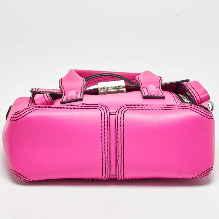 Pre Owned 3.1 Phillip Lim Pashli Mini Neon Pink Leather Satchel
