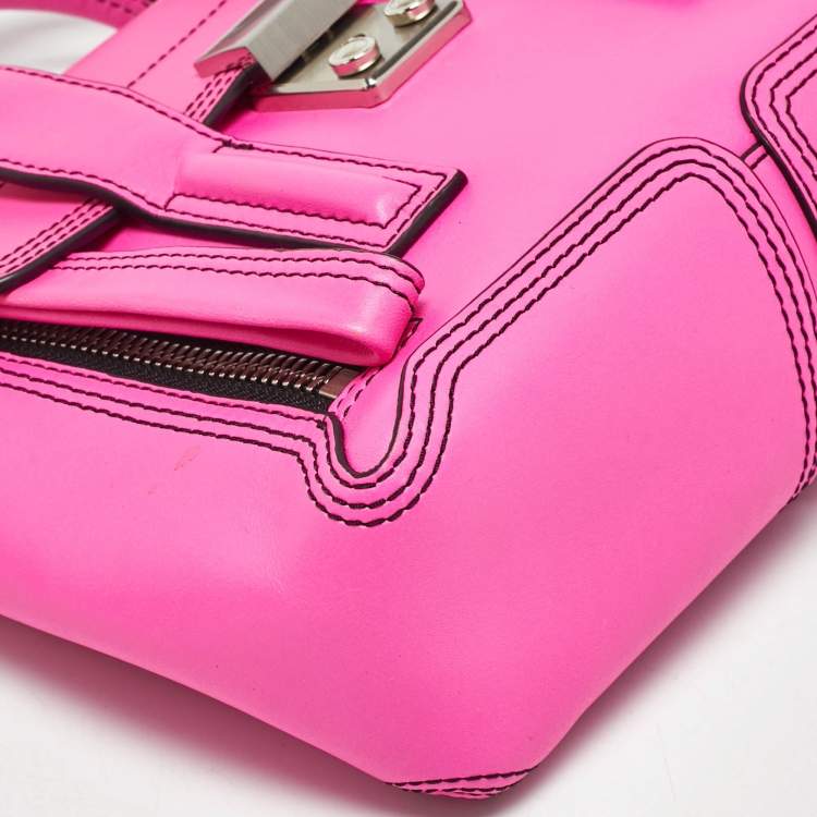 Pre Owned 3.1 Phillip Lim Pashli Mini Neon Pink Leather Satchel