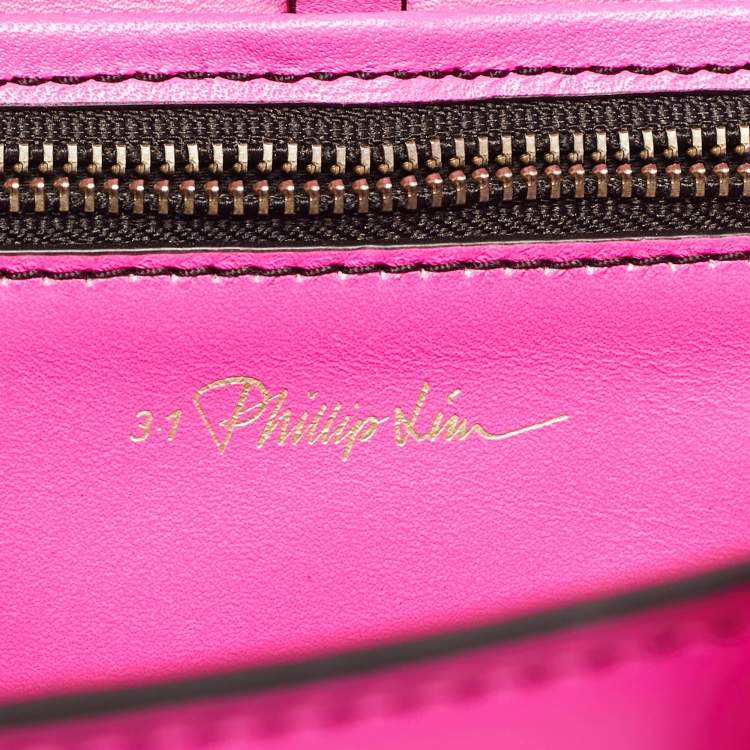 Pre Owned 3.1 Phillip Lim Pashli Mini Neon Pink Leather Satchel