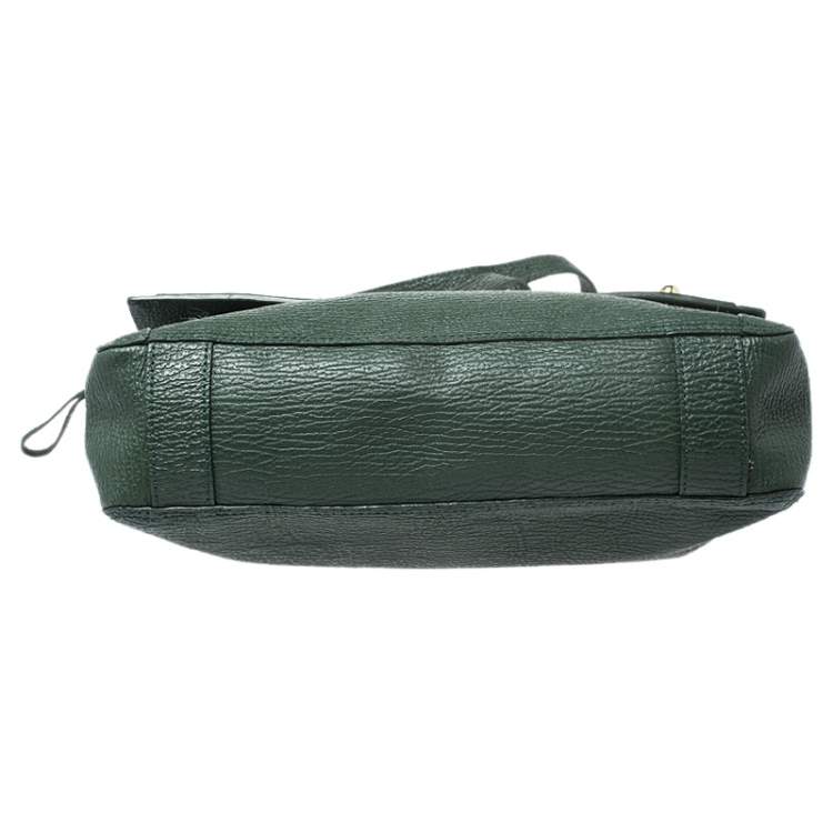 Pre Owned 3.1 Philip Lim Green Leather Pashli Top Handle Bag