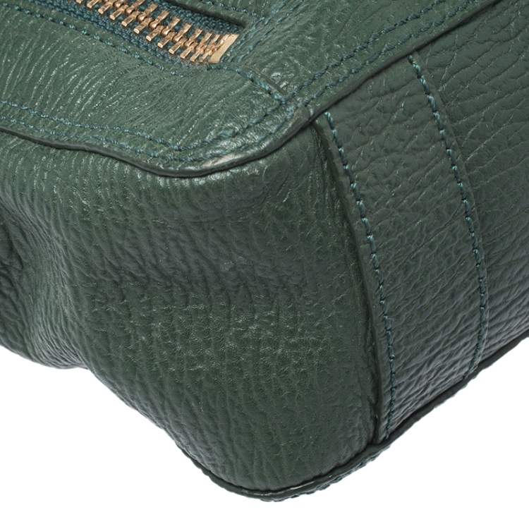 Pre Owned 3.1 Philip Lim Green Leather Pashli Top Handle Bag