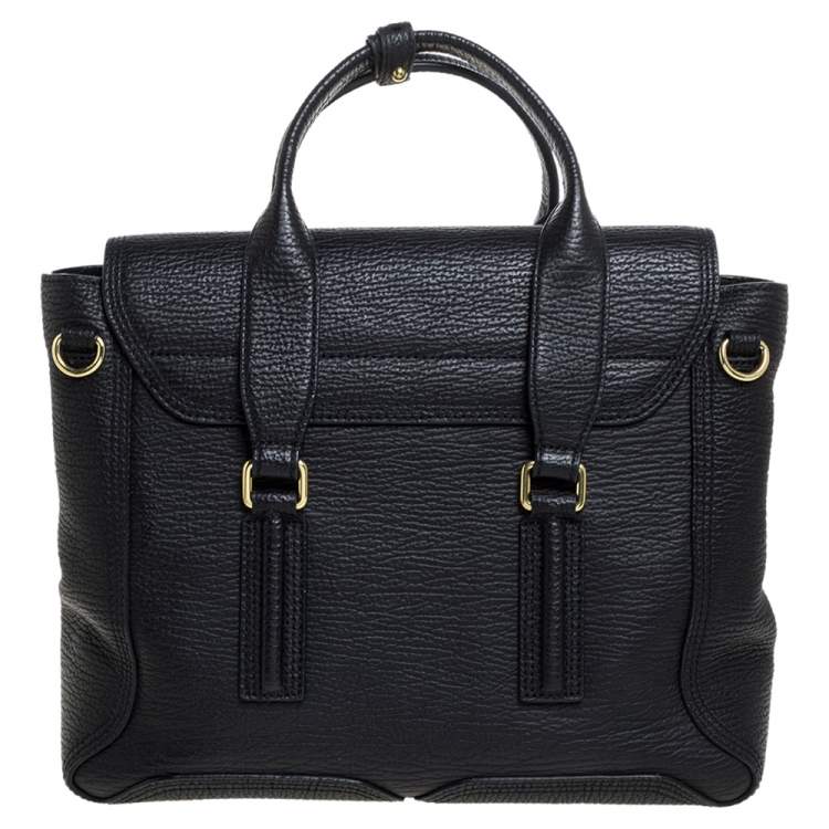 Pre Owned 3.1 Phillip Lim Black Leather Medium Pashli Satchel