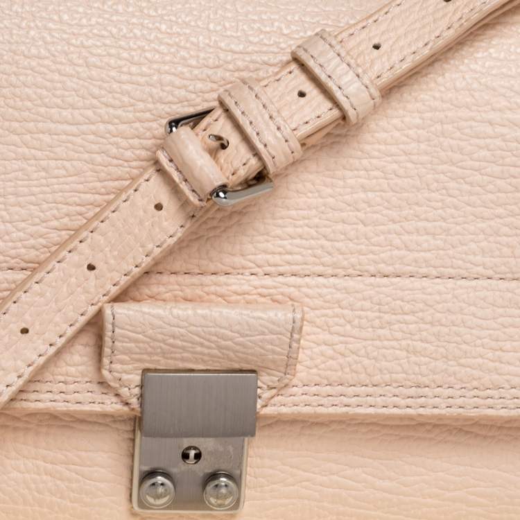 Pre Owned 3.1 Phillip Lim Peach Leather Mini Pashli Bag 