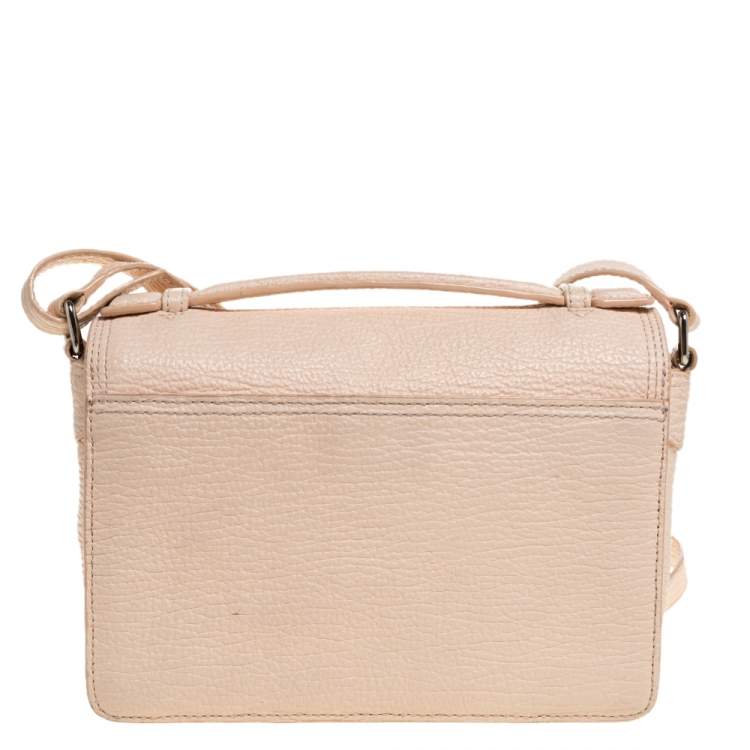 Pre Owned 3.1 Phillip Lim Peach Leather Mini Pashli Bag 