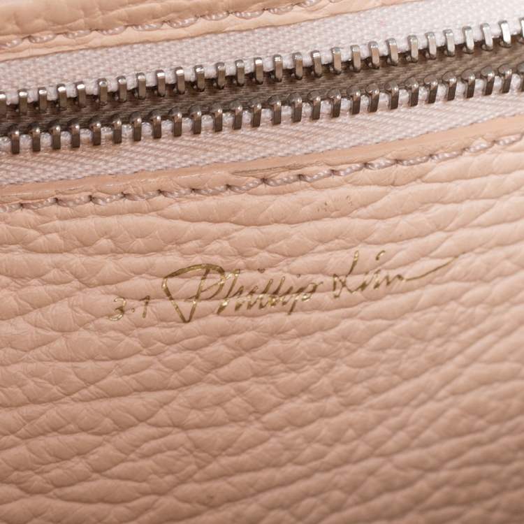 Pre Owned 3.1 Phillip Lim Peach Leather Mini Pashli Bag 