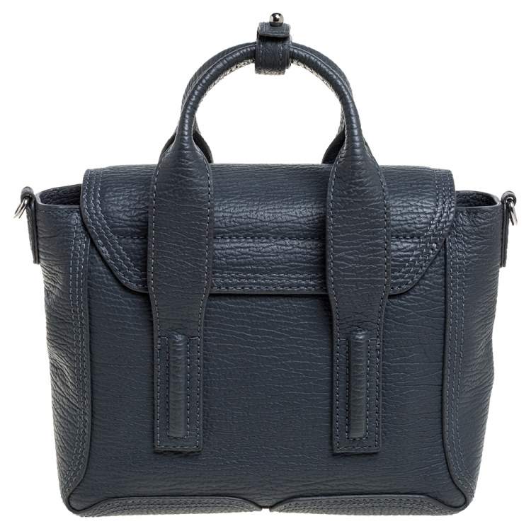 Pre Owned 3.1 Phillip Lim Grey Leather Mini Pashli Satchel