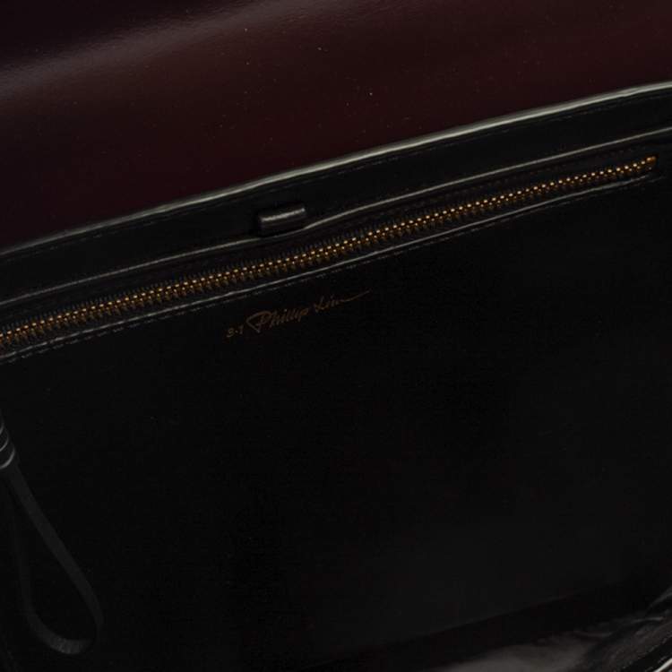 Pre Owned 3.1 Phillip Lim Tricolor Leather Medium Pashli Satchel