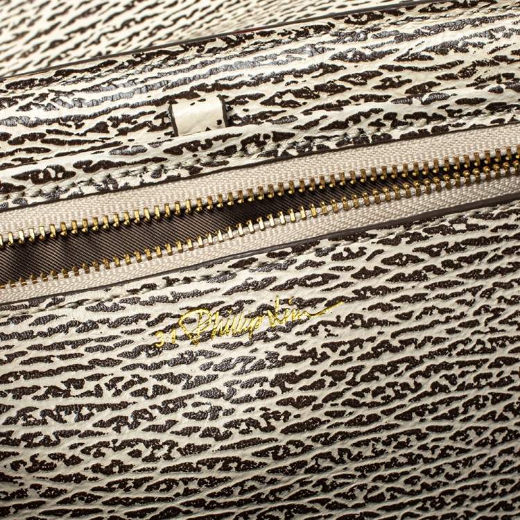 Pre Owned 3.1 Phillip Lim Antique Beige/Brown Leather Medium Pashli Satchel