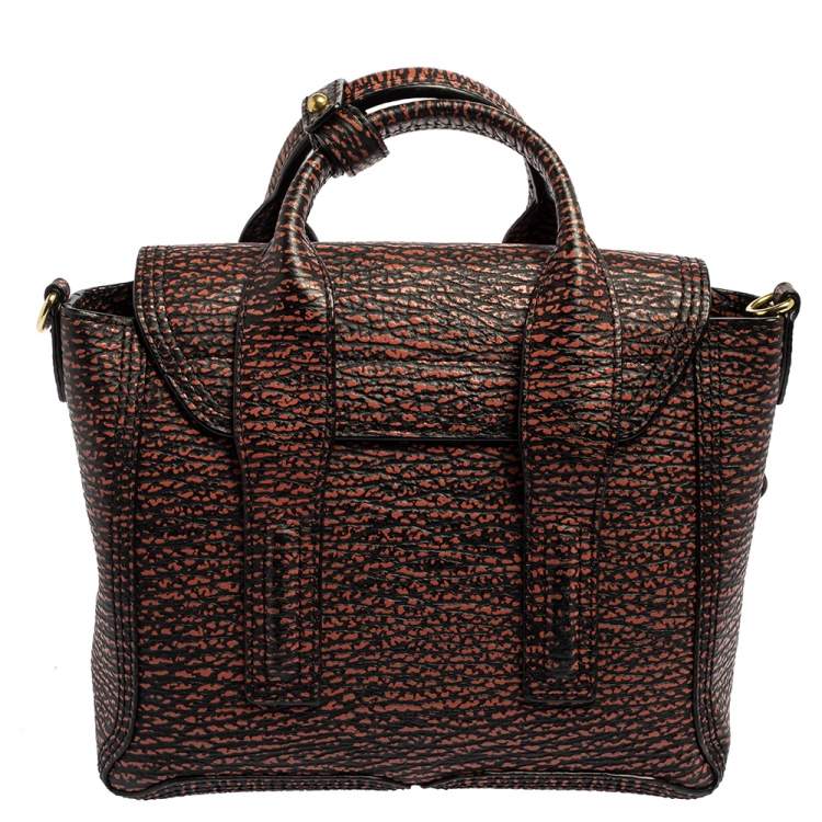 Pre Owned 3.1 Phillip Lim Black Lava Leather Mini Pashli Satchel