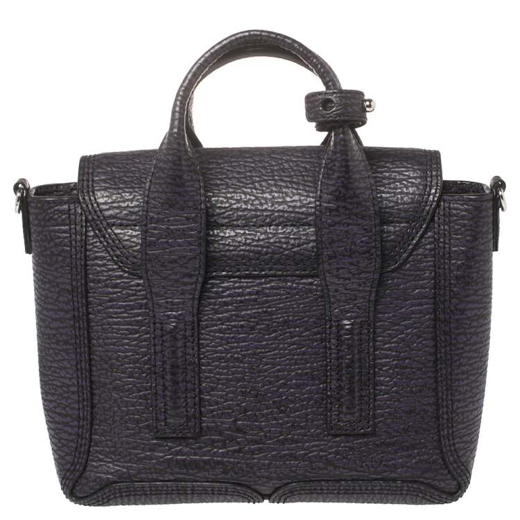 Pre Owned 3.1 Phillip Lim Antique Purple Leather Mini Pashli Satchel