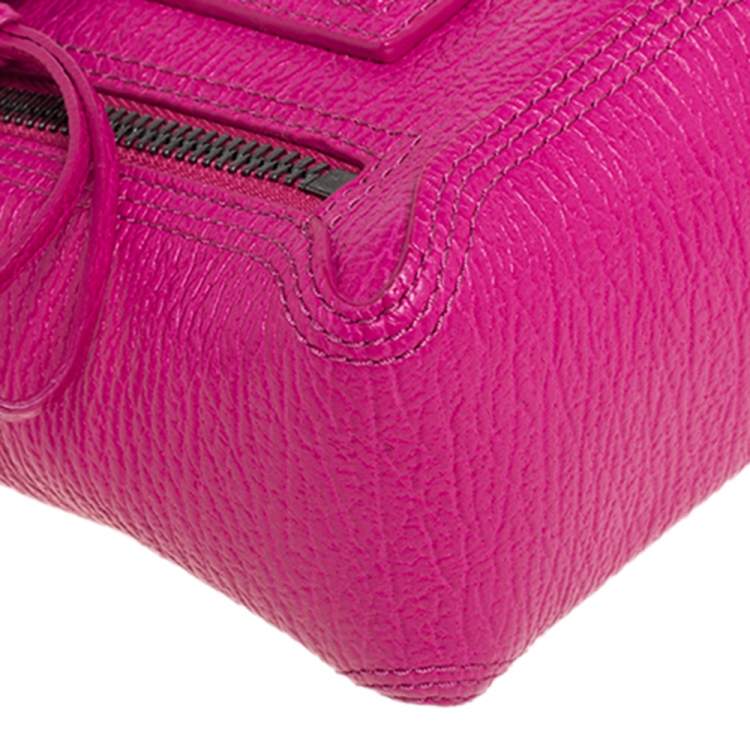 Pre Owned 3.1 Phillip Lim Fuchsia Leather Mini Pashli Satchel