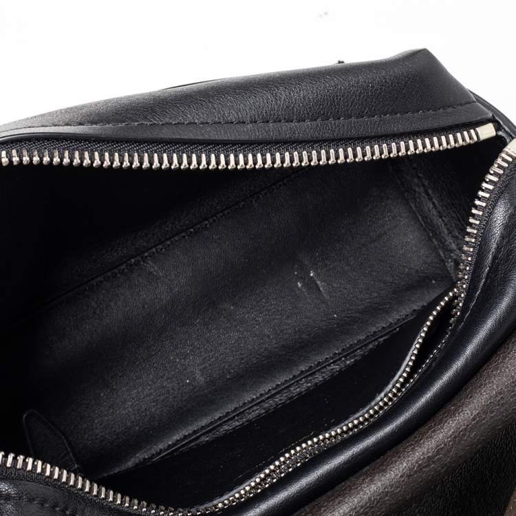 Pre Owned 3.1 Phillip Lim Black Leather And Suede Fringe Shoulder Bag
