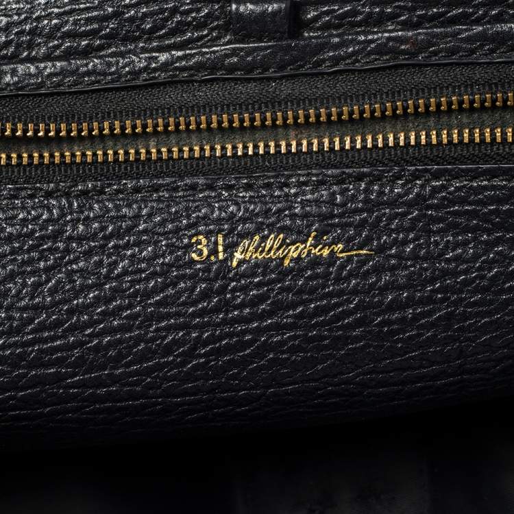 Pre Owned 3.1 Phillip Lim Black Leather Large Pashli Satchel