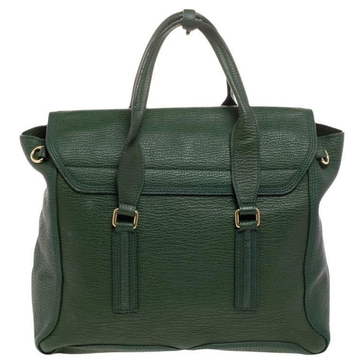 مملوكة مسبقًا 3.1 Phillip Lim Green Leather Large Pashli Satchel