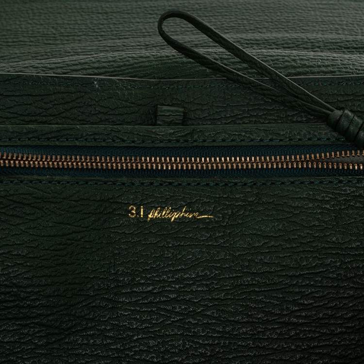 مملوكة مسبقًا 3.1 Phillip Lim Green Leather Large Pashli Satchel