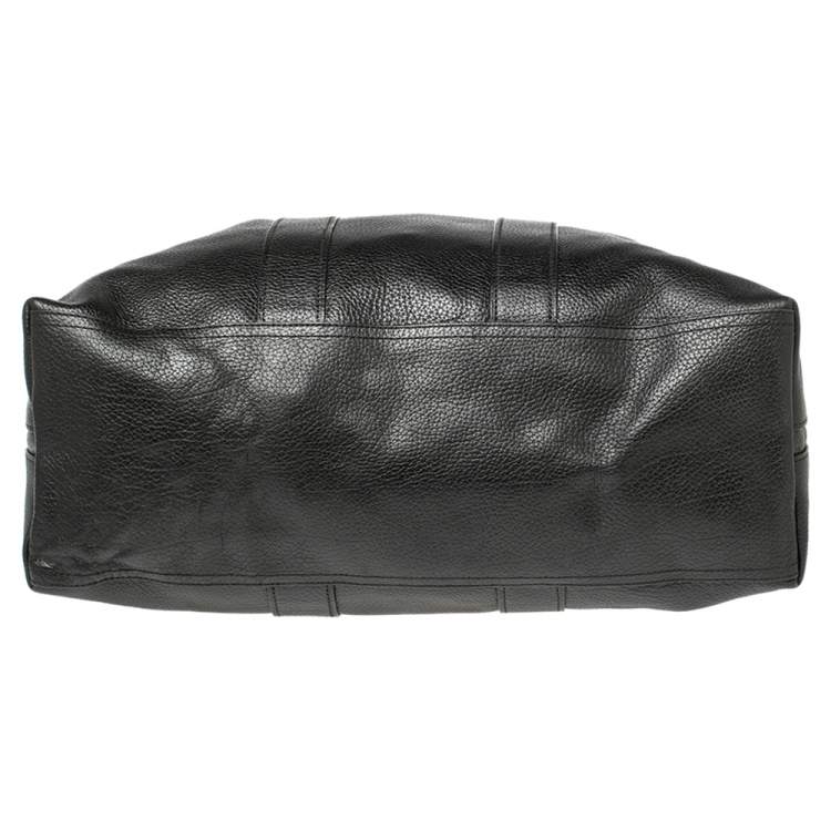 Pre Owned 3.1 Phillip Lim Black Leather 31 Hour Fold Over Tote