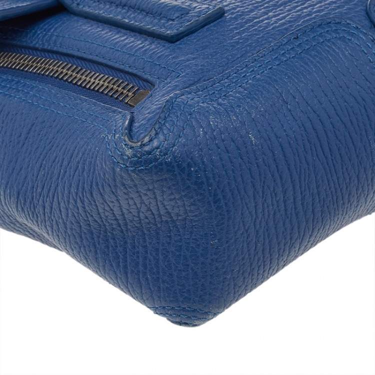 Pre Owned 3.1 Phillip Lim Blue Leather Mini Pashli Satchel