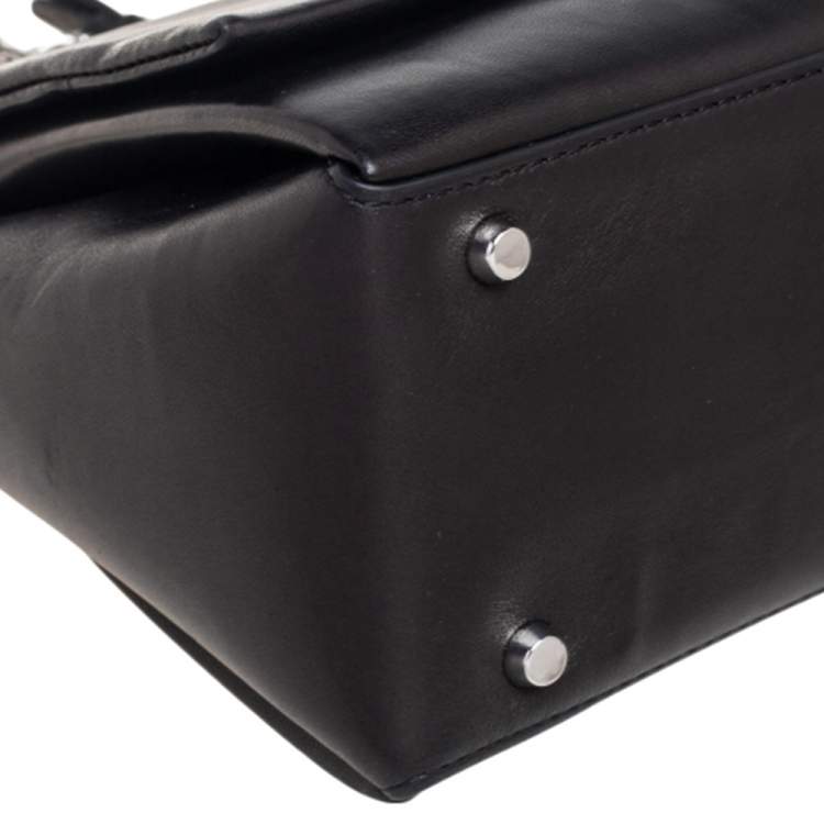 Pre Owned 3.1 Phillip Lim Black Leather Alix Chain Crossbody Bag