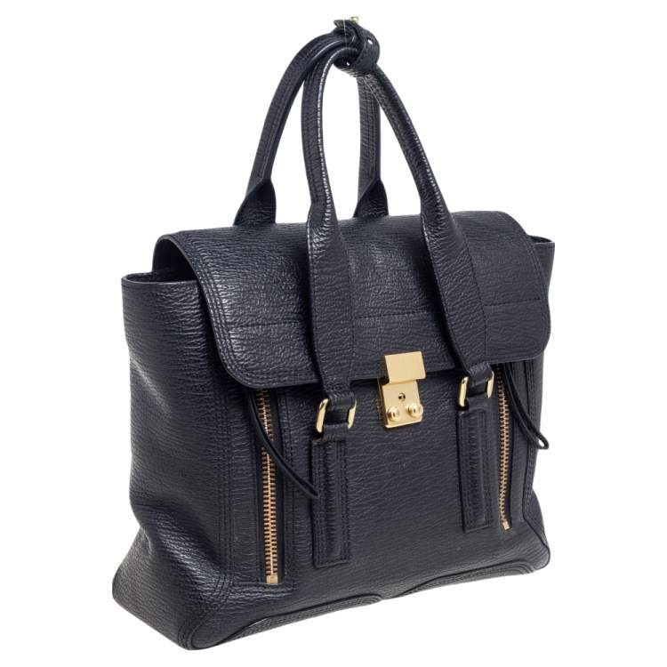 Pre Owned 3.1 Phillip Lim Black Leather Medium Pashli Satchel