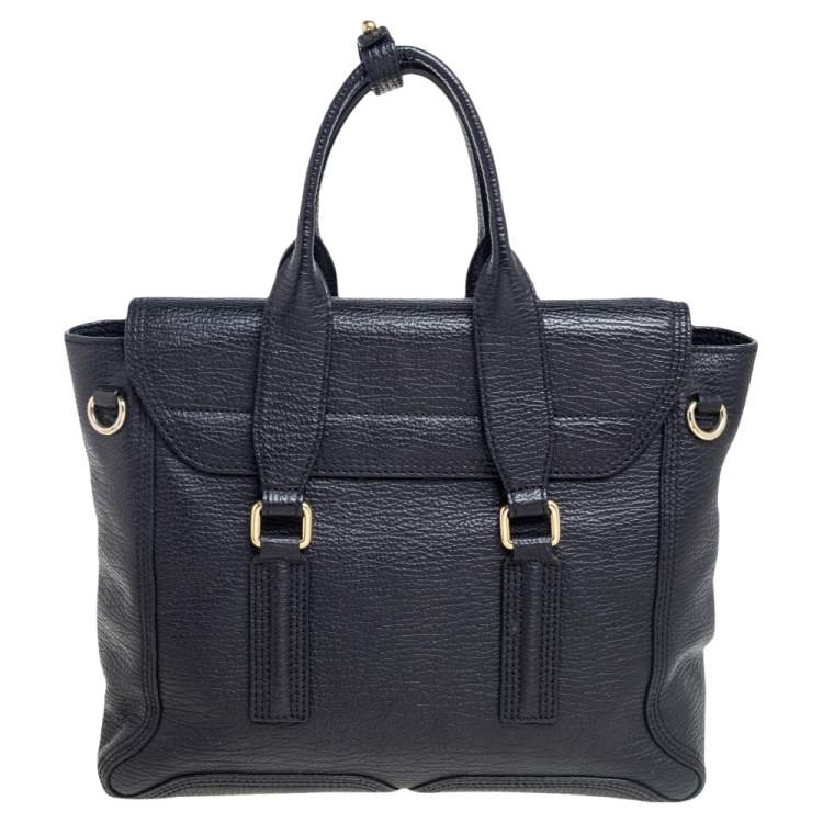 Pre Owned 3.1 Phillip Lim Black Leather Medium Pashli Satchel