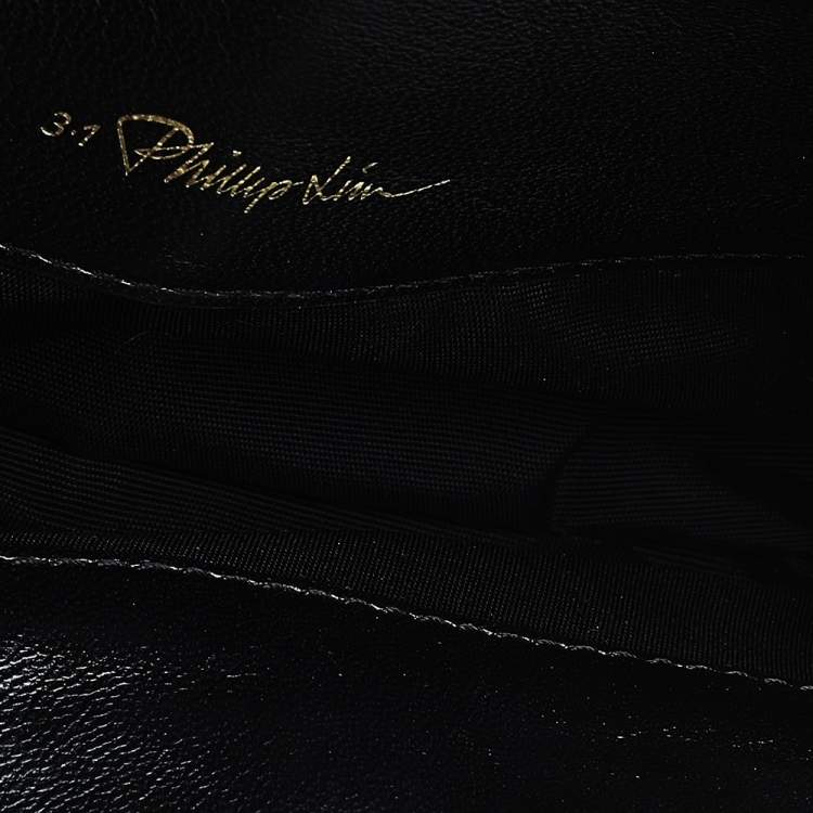 Pre Owned 3.1 Phillip Lim Black Leather Alix Minaudiere Clutch