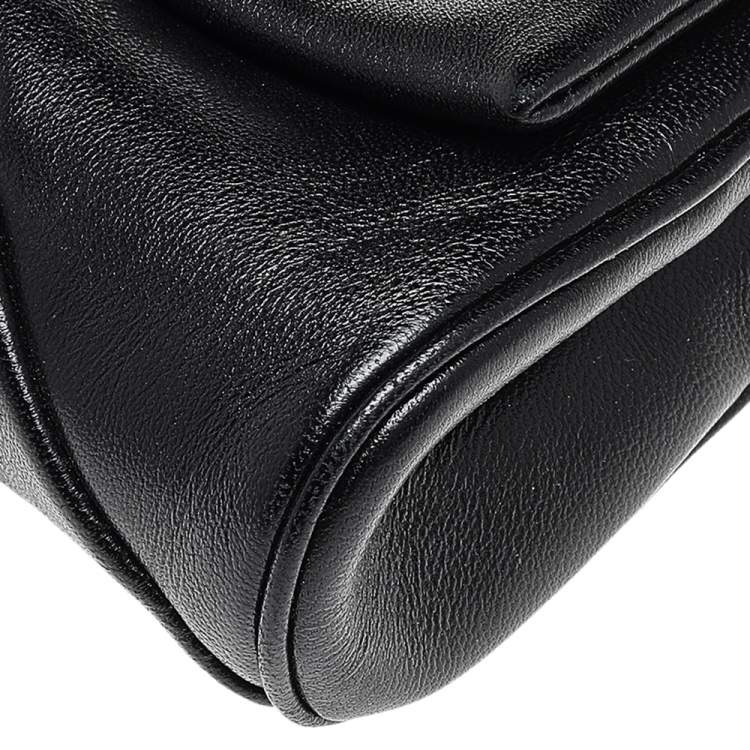Pre Owned 3.1 Phillip Lim Black Leather Alix Minaudiere Clutch