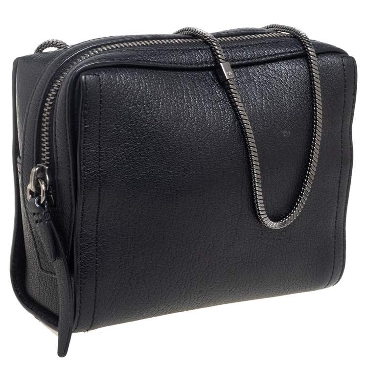 Pre Owned 3.1 Phillip Lim Black Leather Soleil Mini Crossbody Bag