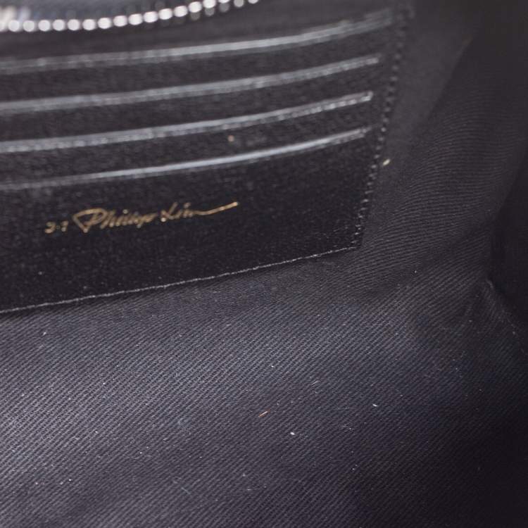 Pre Owned 3.1 Phillip Lim Black Leather Soleil Mini Crossbody Bag