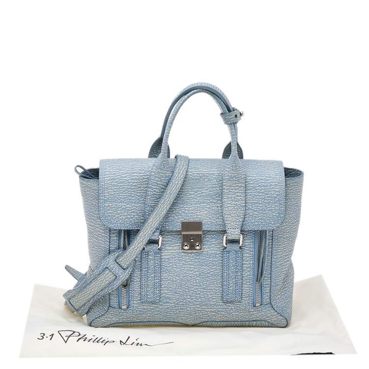 مملوكة مسبقًا 3.1 Phillip Lim Blue Leather Medium Pashli Satchel