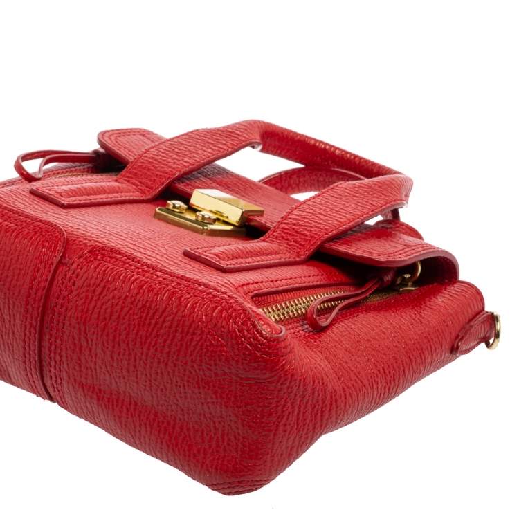 Pre Owned 3.1 Phillip Lim Red Leather Mini Pashli Satchel