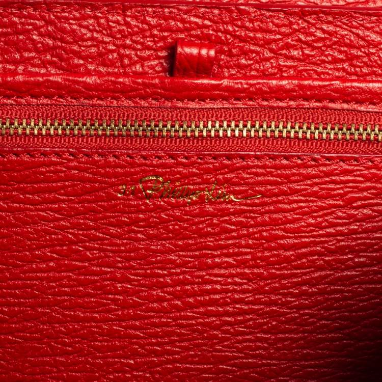 Pre Owned 3.1 Phillip Lim Red Leather Mini Pashli Satchel