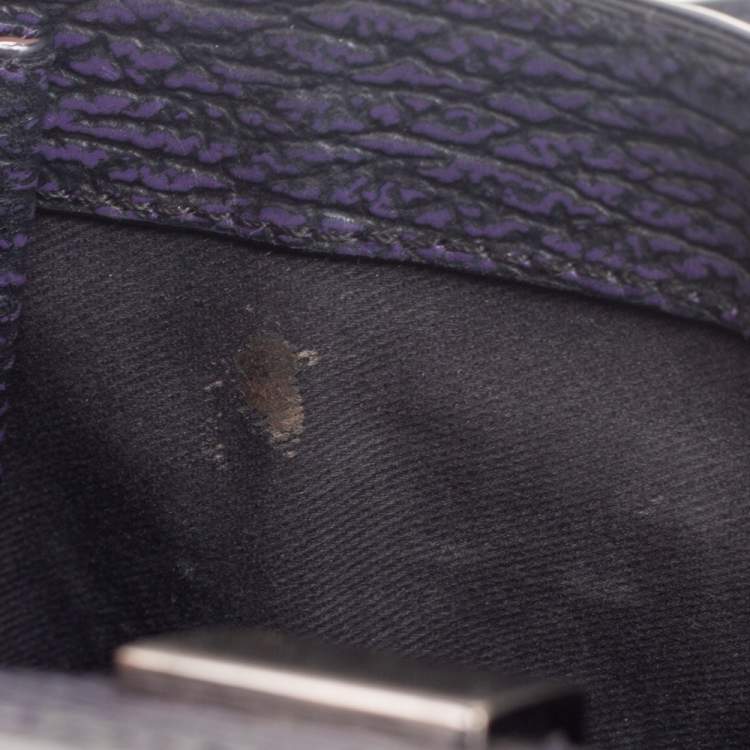 مملوكة مسبقًا 3.1 Phillip Lim Purple/Black Leather Mini Pashli Satchel