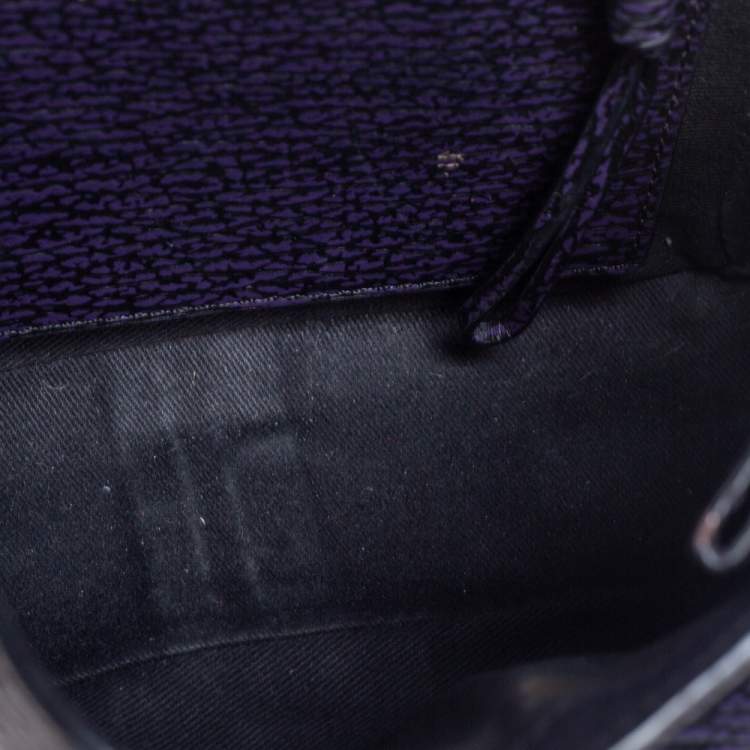 مملوكة مسبقًا 3.1 Phillip Lim Purple/Black Leather Mini Pashli Satchel