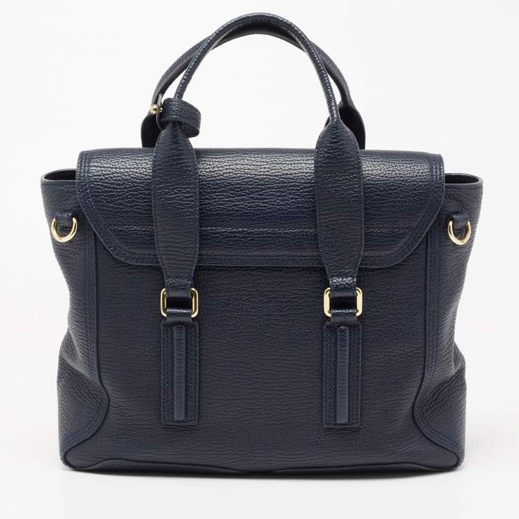Pre Owned 3.1 Phillip Lim Blue Leather Pashli Medium Satchel
